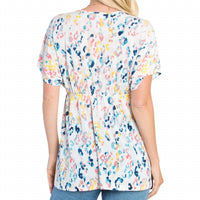 Emme Kay - Floral Print Babydoll Top
