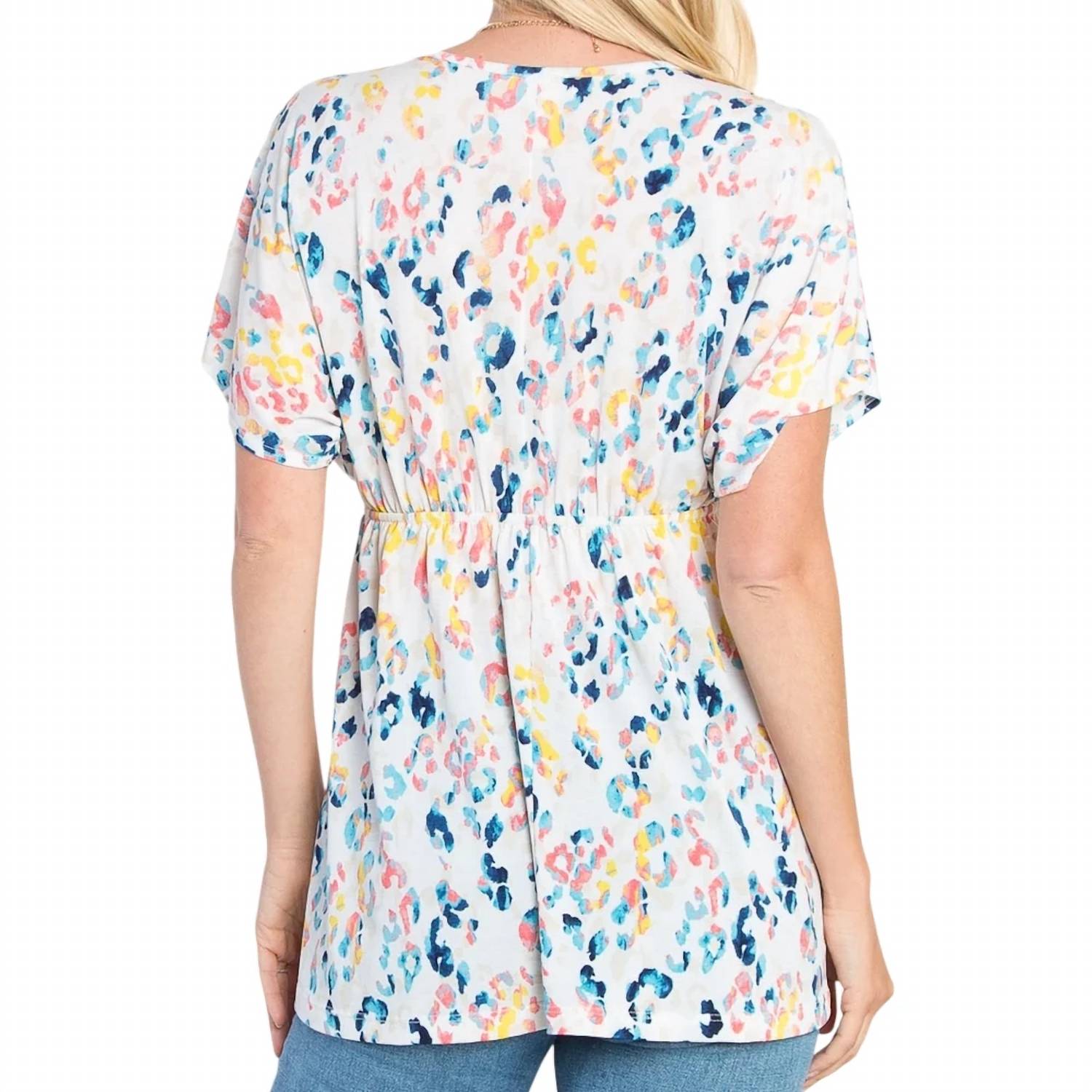 Emme Kay - Floral Print Babydoll Top