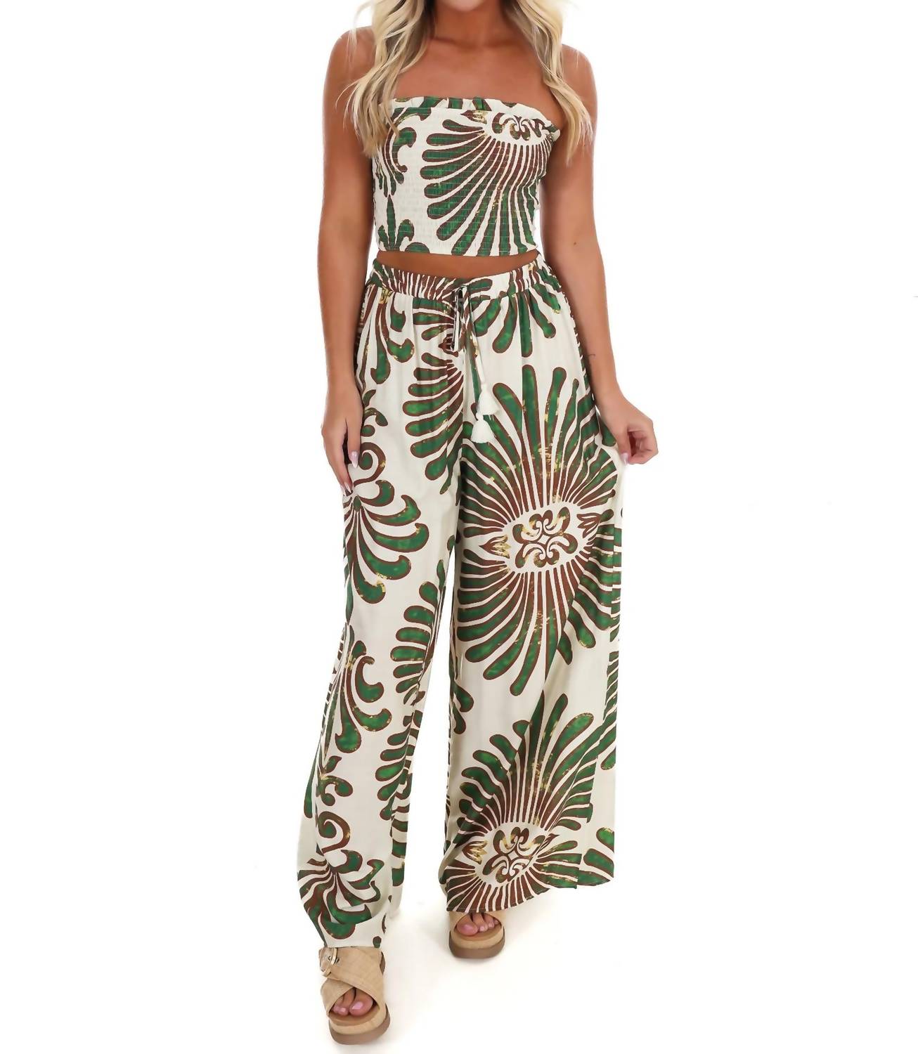 Hyfve - Women's Palm Oasis Two Piece Set
