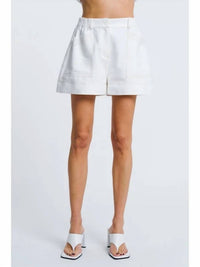 Ciebon - Women's Susana Topstitched Shorts