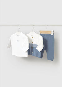 Mayoral - Girls' Cardigan Knit 3-Piece Set