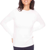 iltm Jane Long Sleeve Top in white - women's long sleeve top