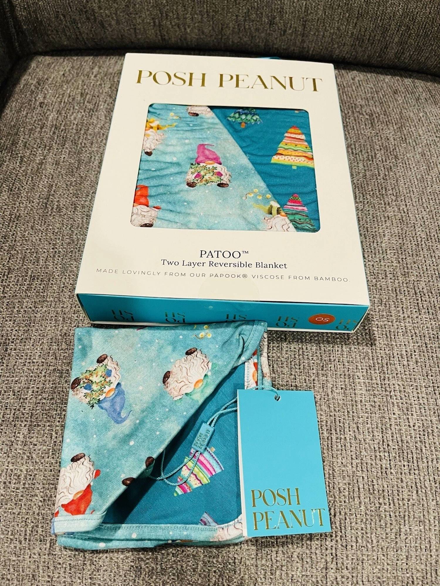 Posh Peanut - Kid's Patoo And Lovey Blanket Set