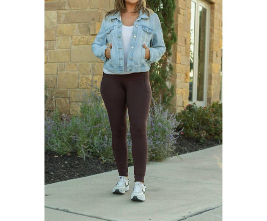 Julia Rose - Brady Full Length Leggings With Pocket
