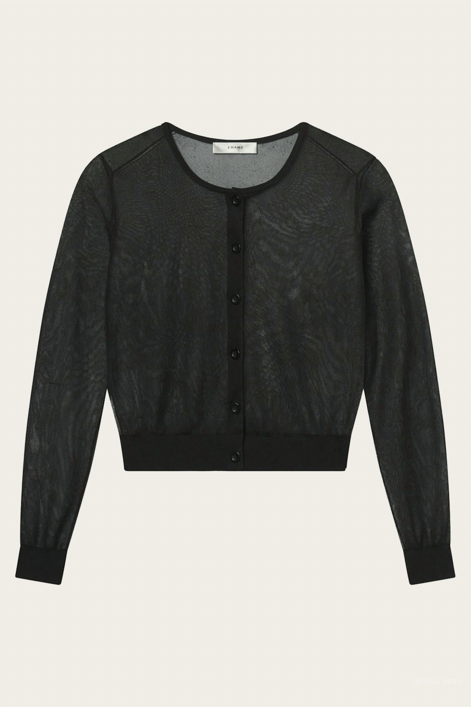 Frame - Luxe Sheer Cardigan