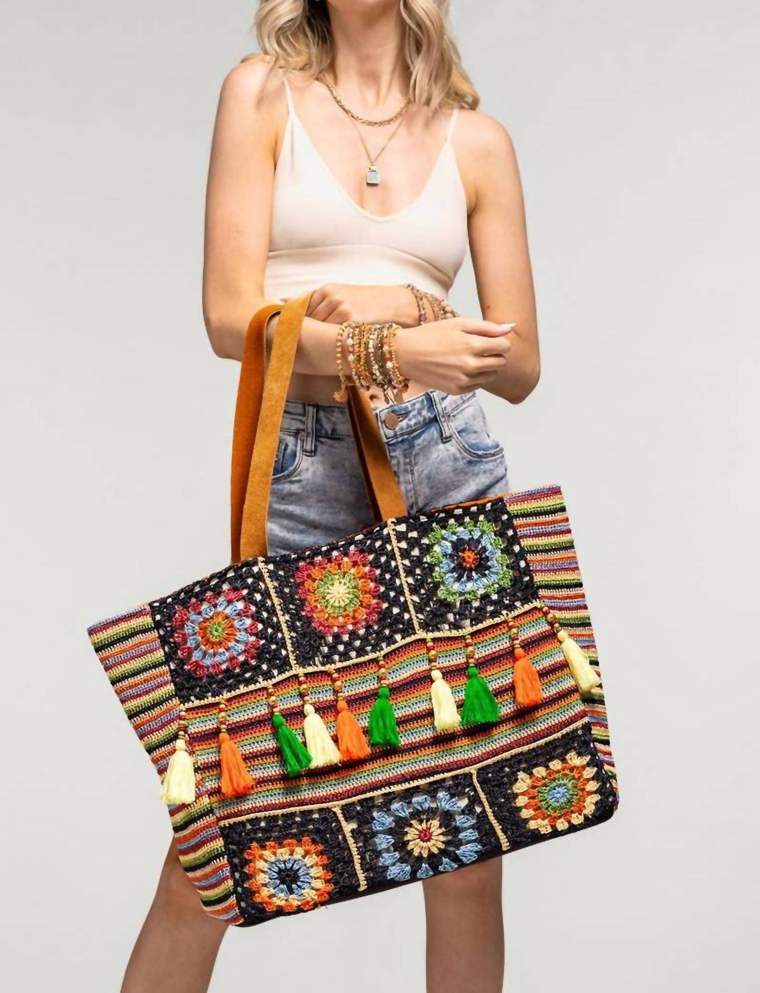 Urbanista - Women's Hand Crochet Shoulder Bag