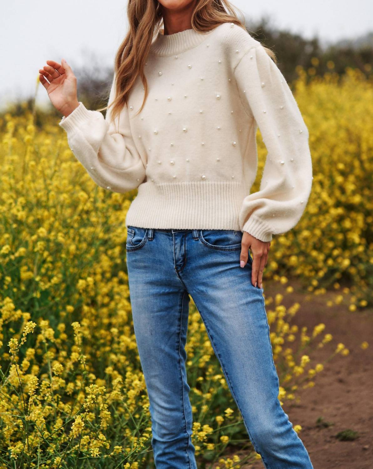Davi & Dani - Sweetest Together Pearl Sweater