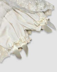 Katie Rose - Cotton Dress With Lace Overlay