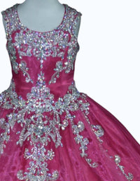 Little Rosie - Girl's Long Pageant Dress