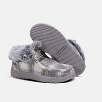 Lamo Women's Cassidy Winter Shoe in grey plaid - women's shoe - view 9