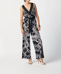Joseph Ribkoff - GEOMETRIC PRINT WRAP TOP