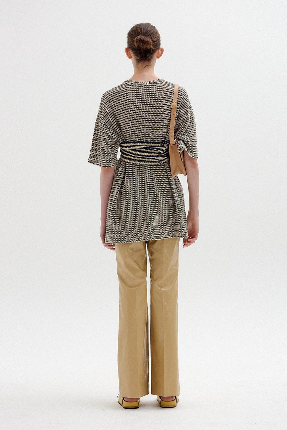 Eenk - SIN KNOTTED BUSTIER T-SHIRT