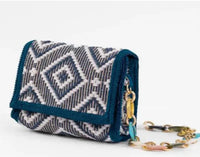 Elektra'S Workshop - Women's Top Flap Woven Resin Chain Bag