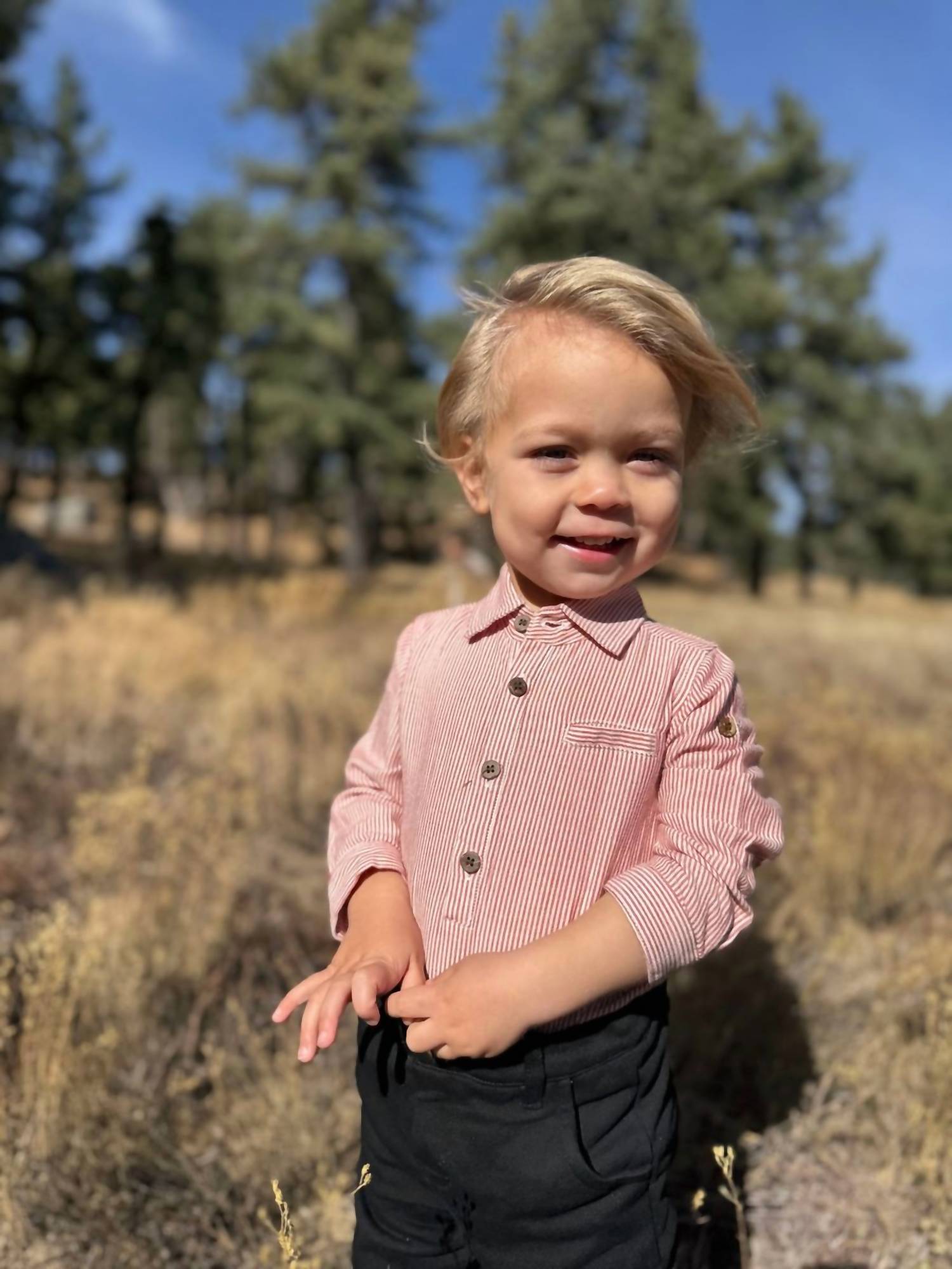 Me & Henry - Boy's Jasper Long Sleeve Onesie
