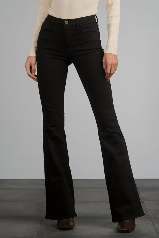 Elan - HI WAIST FLARED JEANS