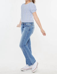 Kancan - Aster Mid Rise Flare Jeans