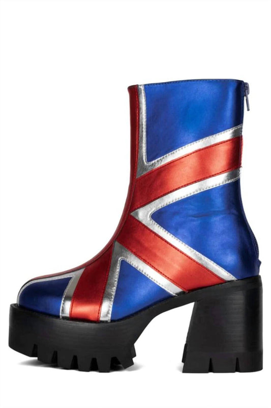 Jeffrey Campbell - Women's Viva-4-Ever platform Spice Girls Union Jack Bootie