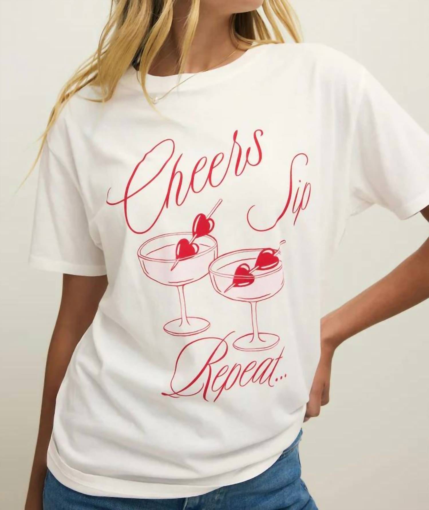 Z Supply - Cheers Boyfriend Tee