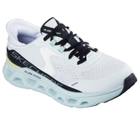 Skechers Women's Slip Ins Glide Step Altus Sneakers in white multi - women's sneaker - alternate view