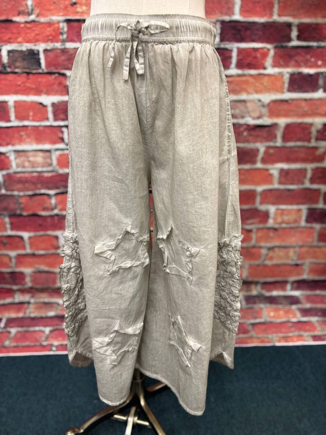Paperlace - Boho Cotton Wide-leg Pant