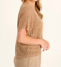 Xcvi - Centre Crochet Layered Top