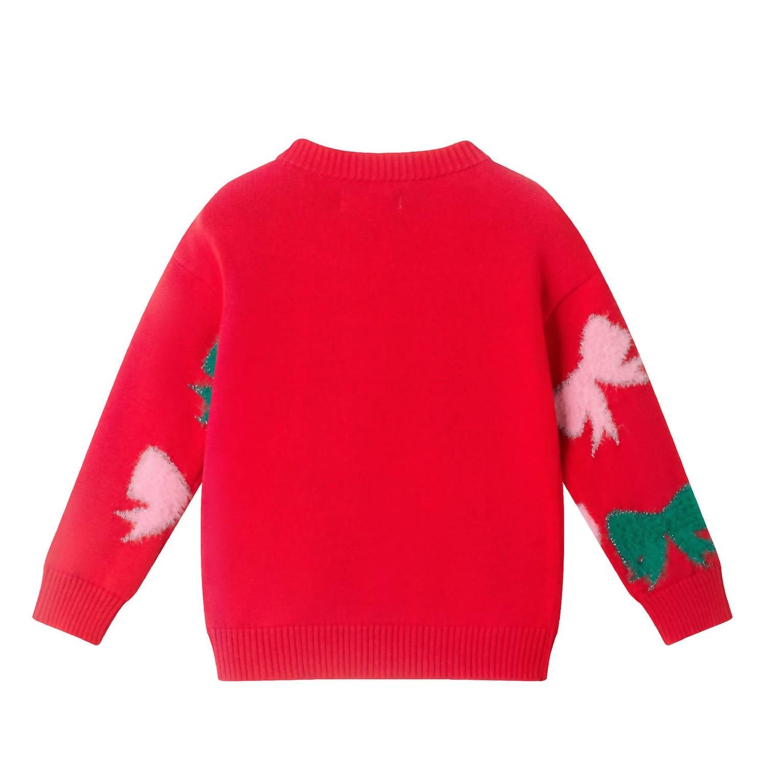Andy & Evan Infant 3 Piece Sweater Set in red - item - view 5