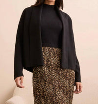 Tribal - Double Knit Shawl Collar Coatigan
