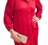 Joh Women's Suede Anthony Dress in red - women's dress