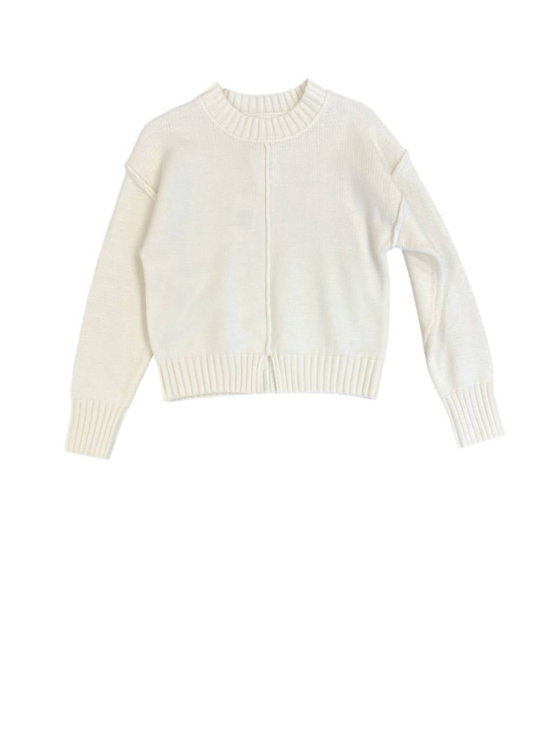 DEAR JOHN DENIM Women's Hera Sweater in cream - women's sweater - alternate view
