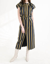 Never A Wallflower - Limelight Top Shirting Dress