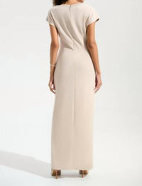 Joseph Ribkoff - Crystal Embellished Cap Sleeve Dress