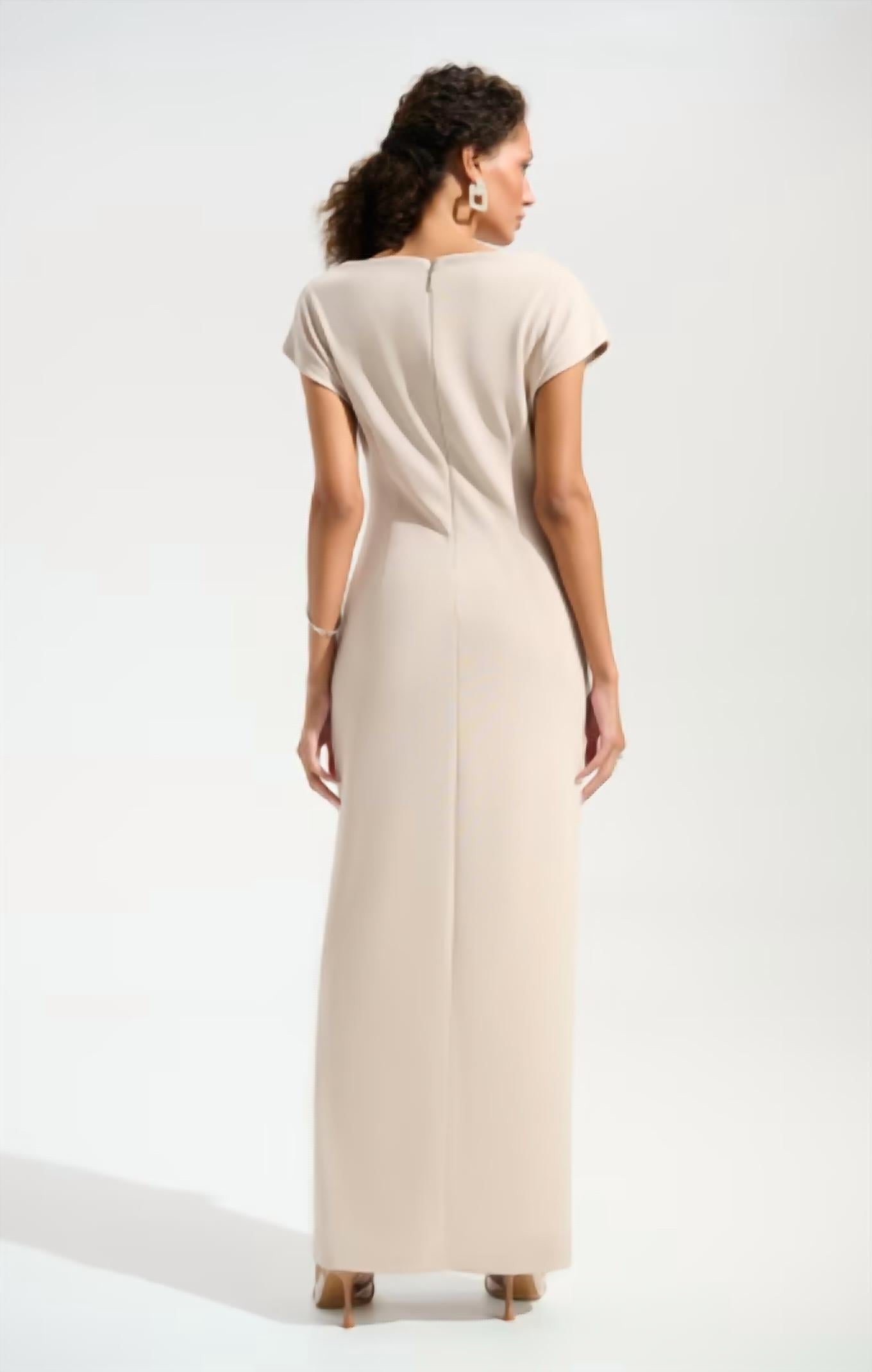 Joseph Ribkoff - Crystal Embellished Cap Sleeve Dress
