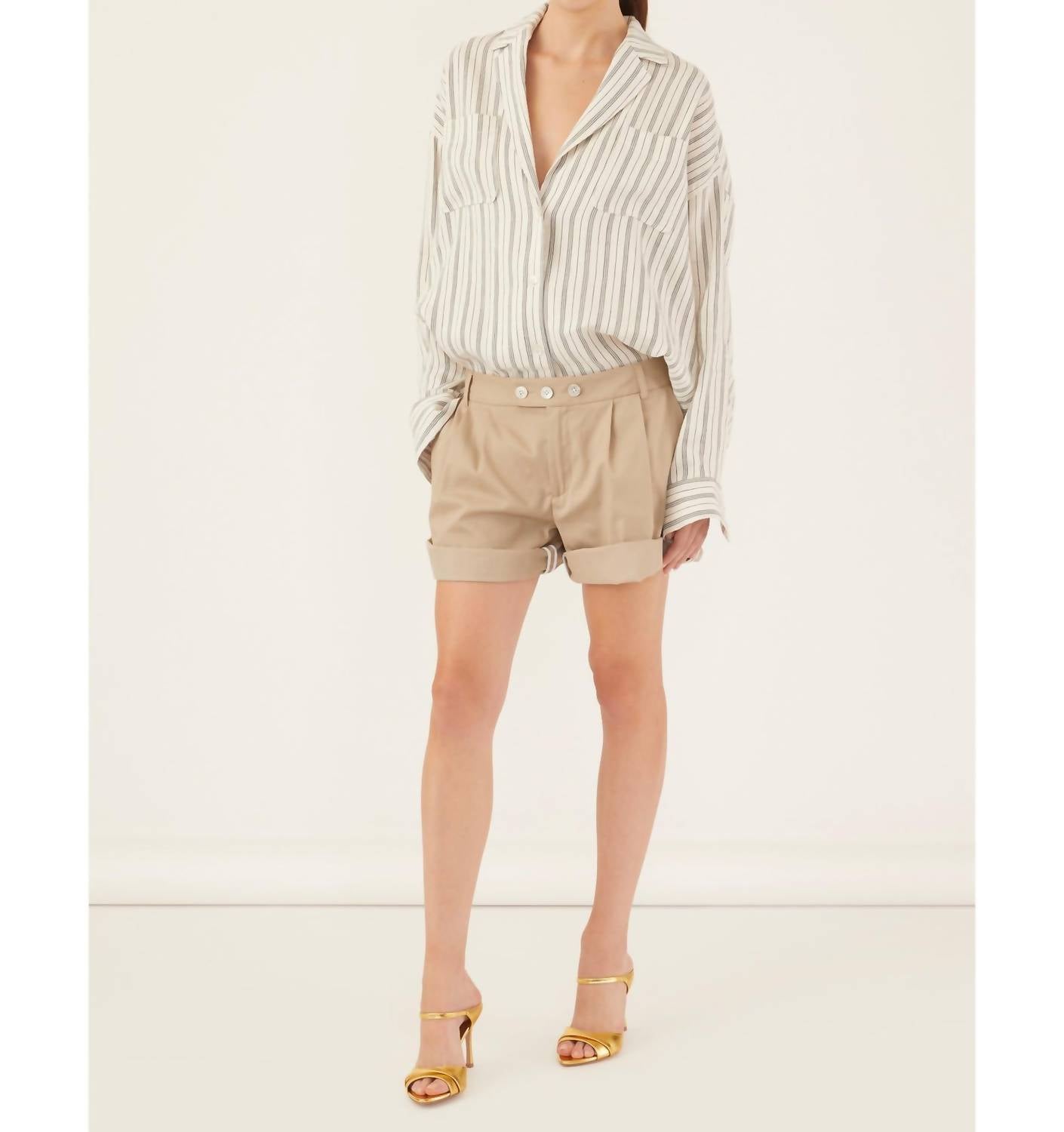 Marissa Webb - Women's Bailey Pleated Chino Short