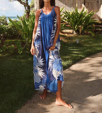 Tribal - Braided Straps Maxi Dress