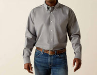 Ariat - Wrinkle Free Solid Pinpoint Oxford Classic Fit Shirt