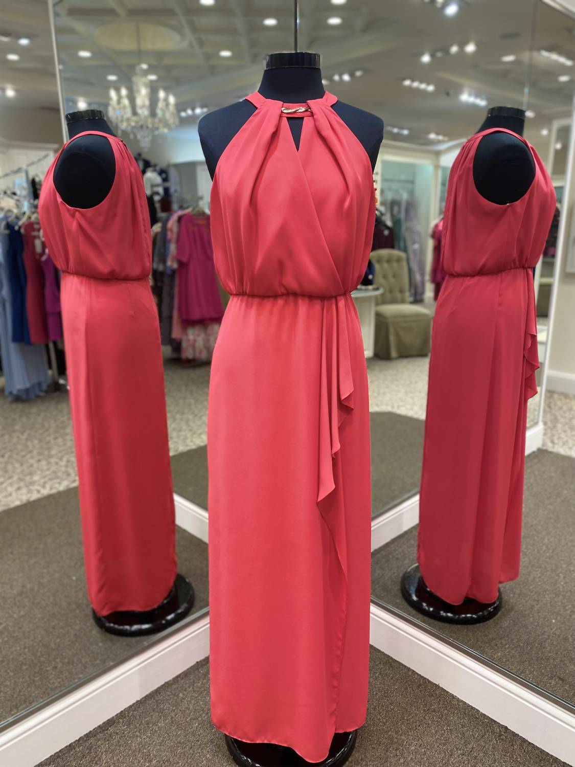 Frank Lyman - Women's Maxi Dress With Slit