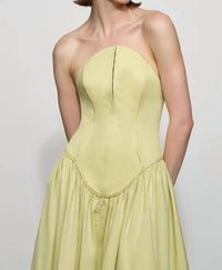 Et Ochs - Camille Strapless Midi Dress