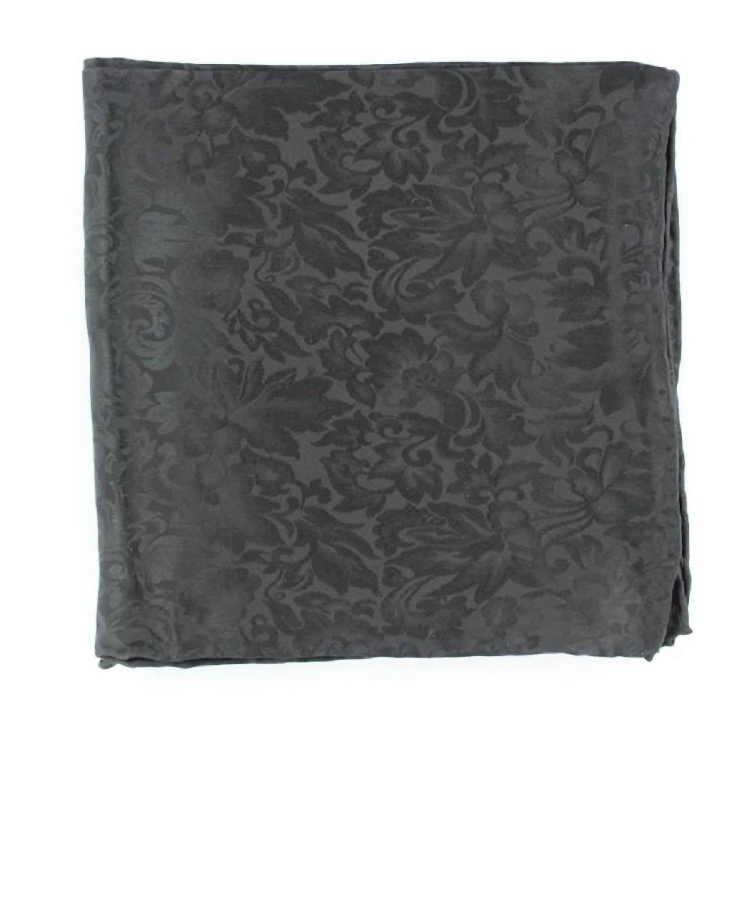 M&F Western Women's Jacquard Silk Wild Rag in black - women's scarf