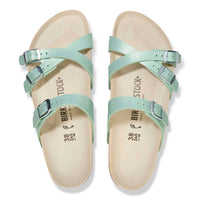 BIRKENSTOCK Women's Franca Sandal in lizard surf green - women's sandal - alternate view