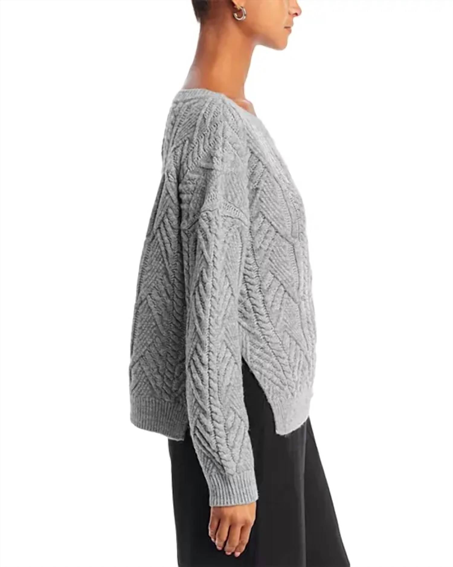 Ramy Brook - Lucille Cable Knit Sweater