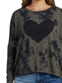 Stitchdrop - Heart Lightweight Knit Sweater