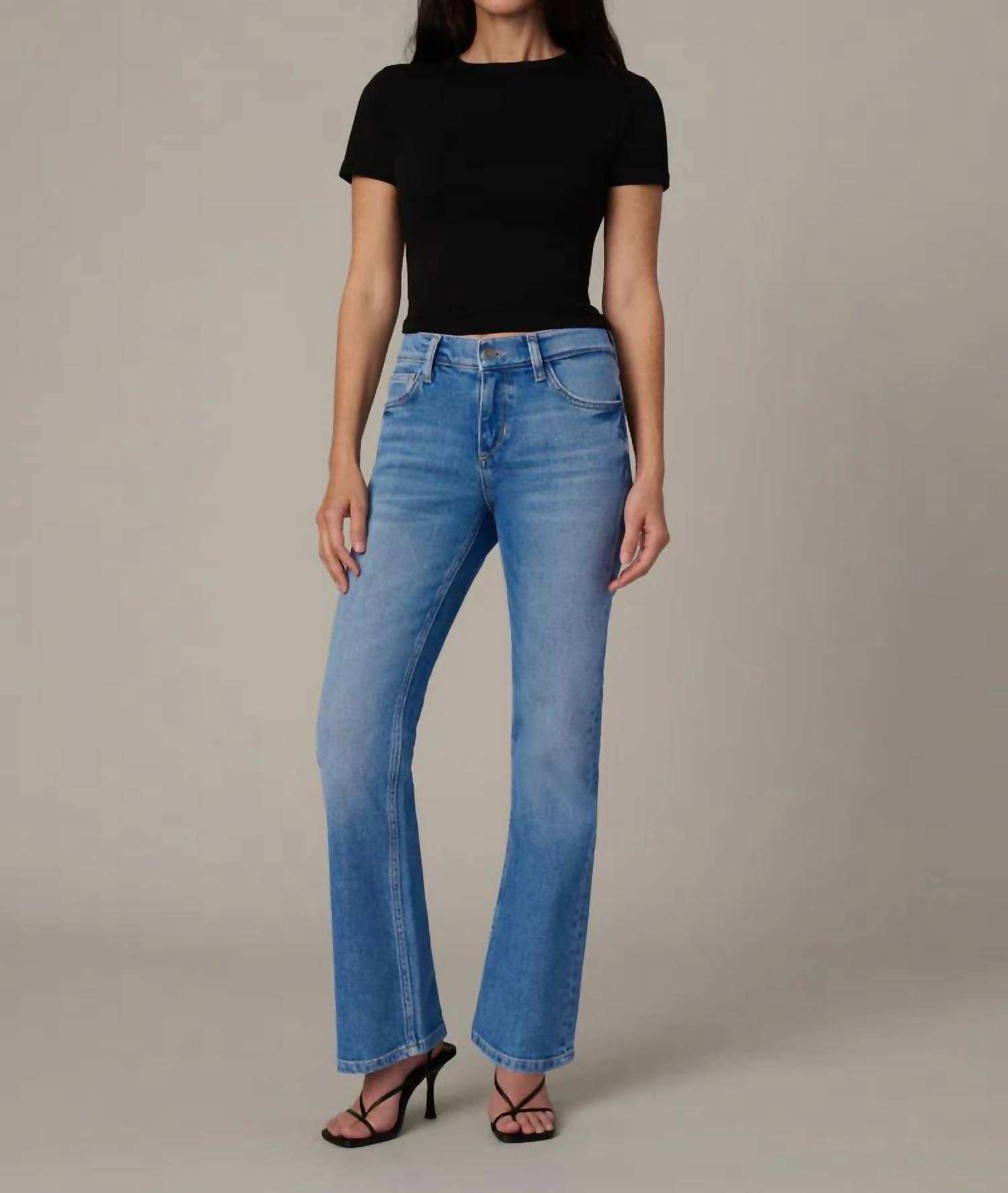 Joe's Jeans The Provocateur Mid Rise Petite Jeans in steadfast - women's jeans