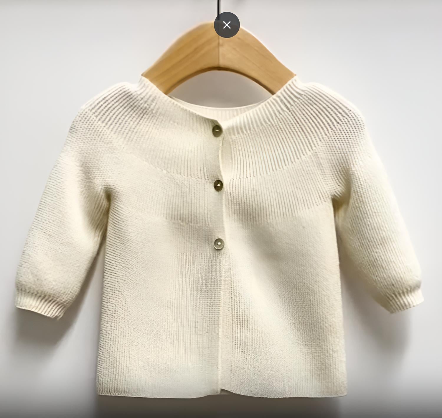 Tane - Baby's Link Stitch Cardigan
