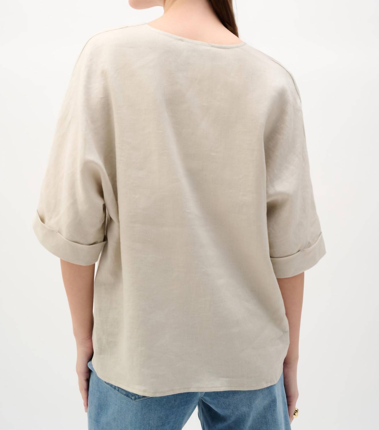 Joseph Ribkoff - LINEN SUBTLE SHEEN TOP