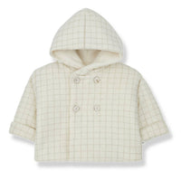 One More In the Family Baby's Artur Padded Jacket in the family baby s artur padded jacket in ecru - item