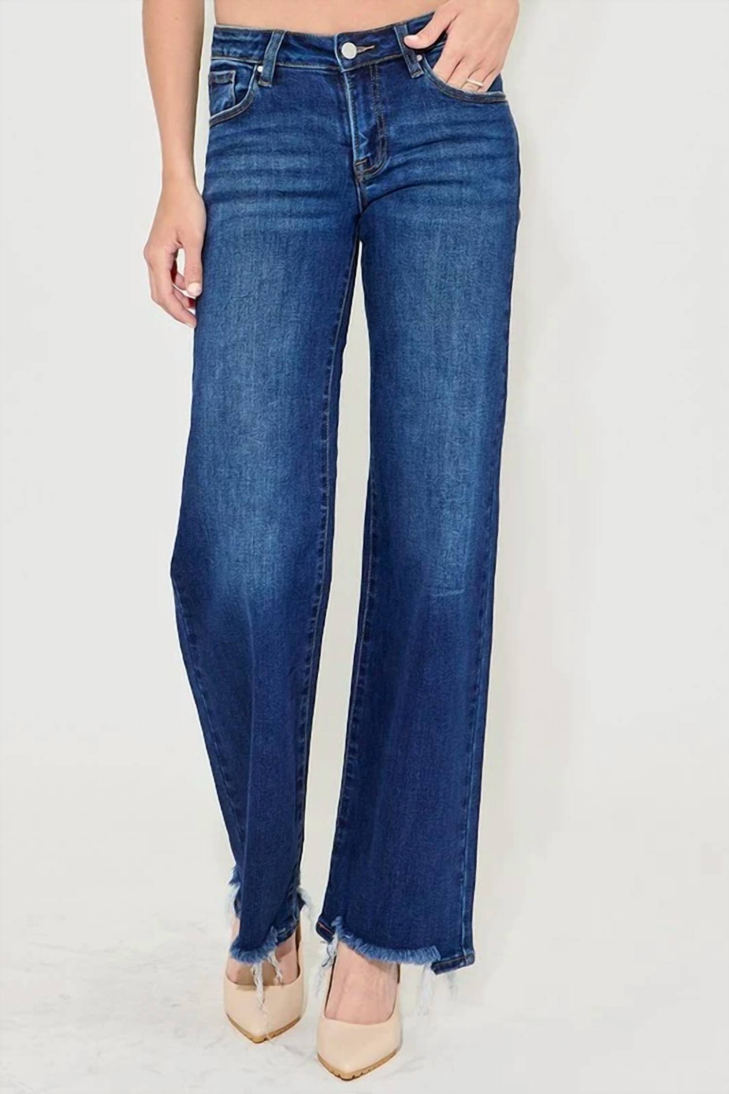 Risen - Coop Low Rise Wide Leg Jean