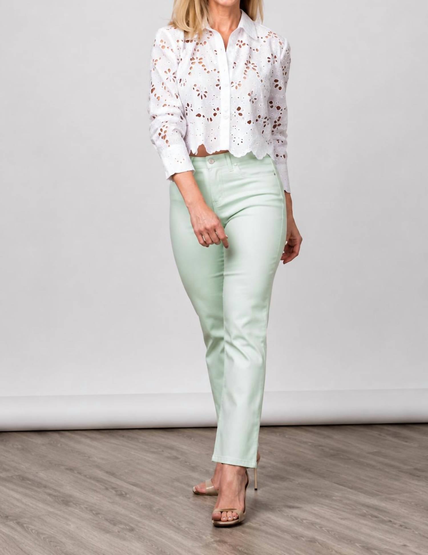 L'Agence - Tati High Rise Crop Micro Bootcut Jean