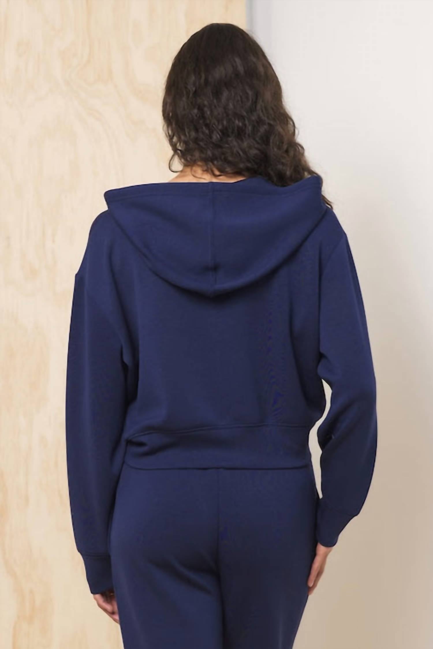 Ocean Drive - Collegiate Cloud Slim Fit Zip Up Jacket