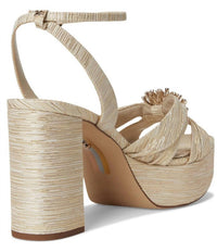Sam Edelman Women's Janelle Sandal in soft gold - women's sandal - alternate view