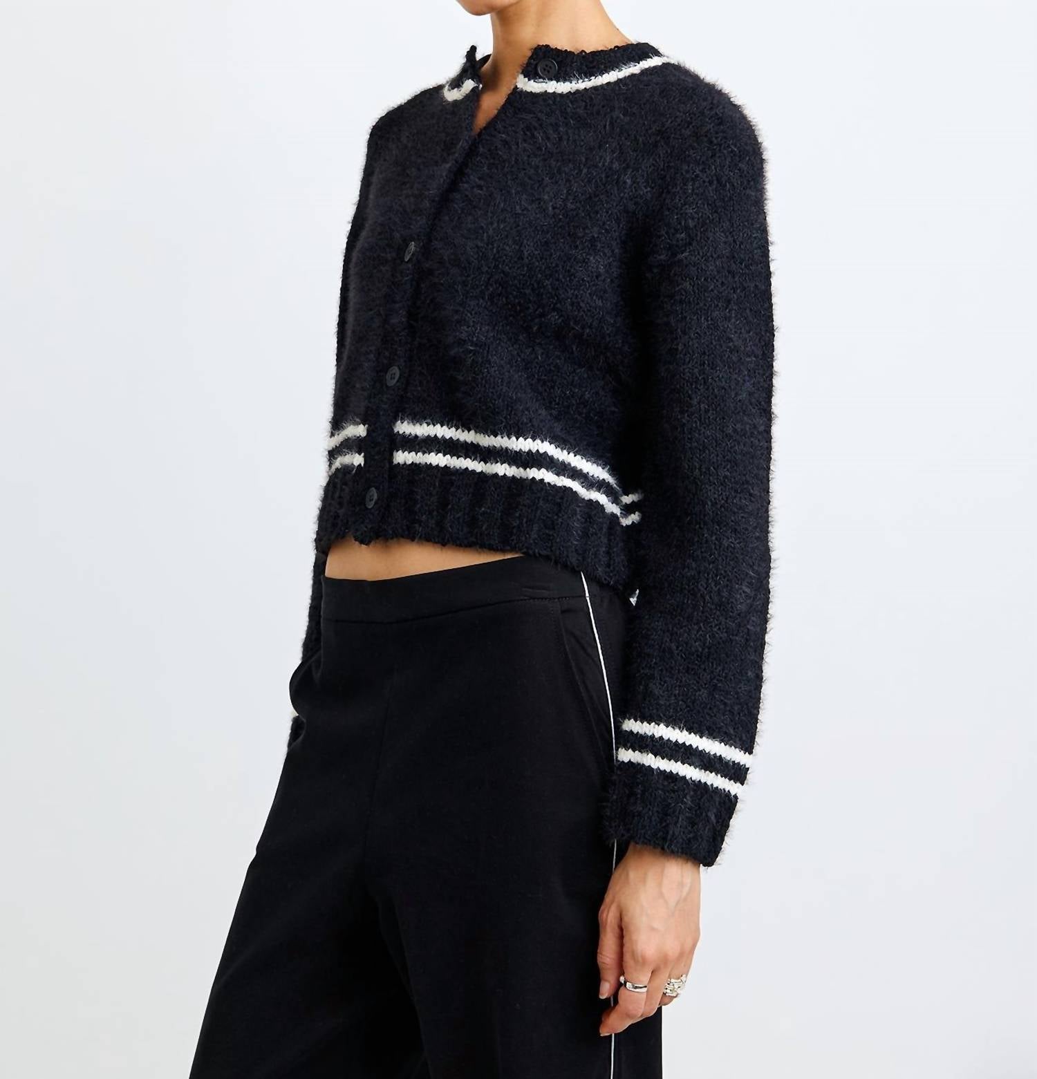 Bella Dahl - Contrast Stripe Cardigan